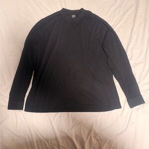 Classic Black Long Sleeve Men's Tee